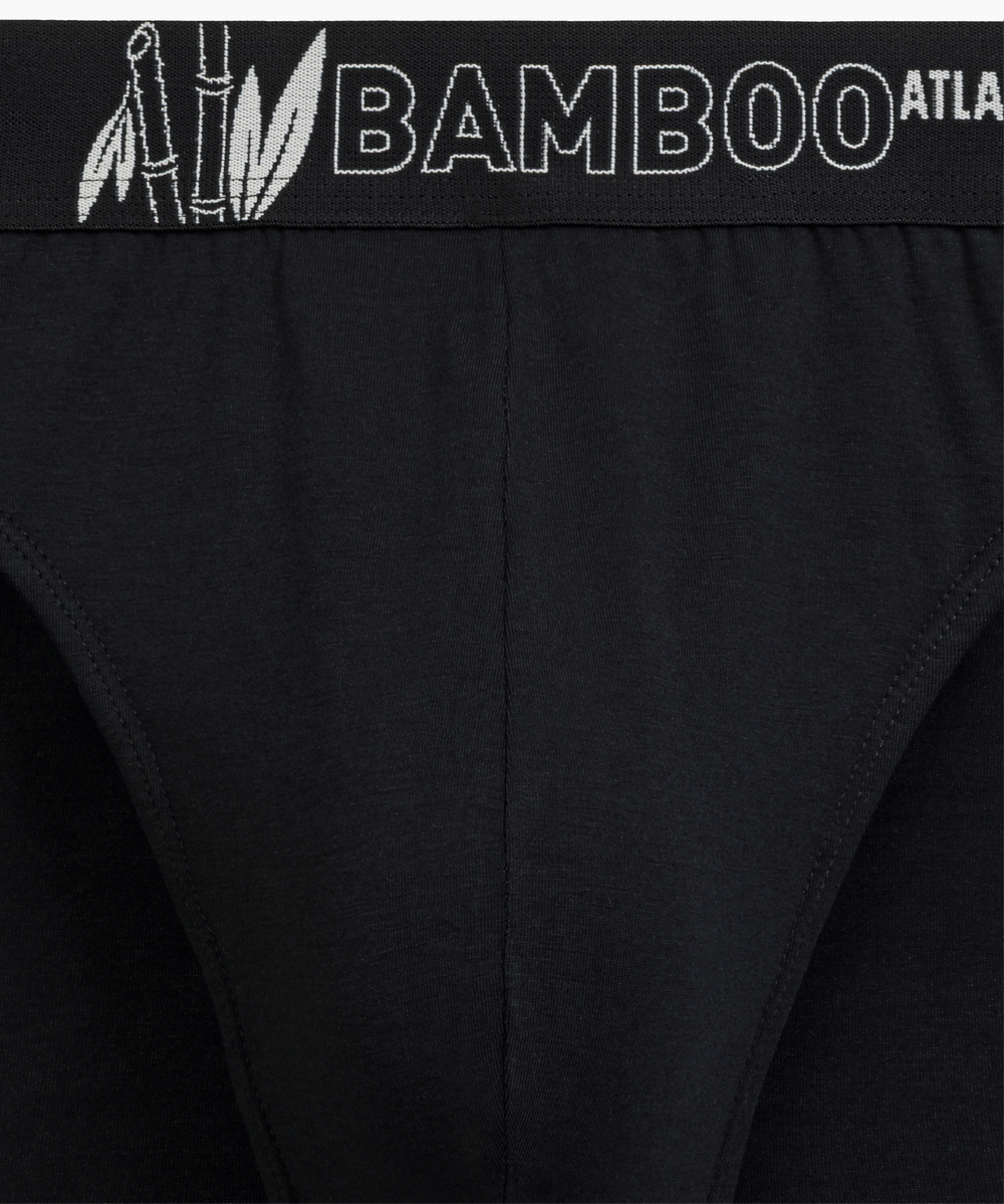 Мужские трусы слипы спорт Atlantic, 3 шт. в уп., бамбук, зеленые + черные+ сине-зеленые, 3MP-213