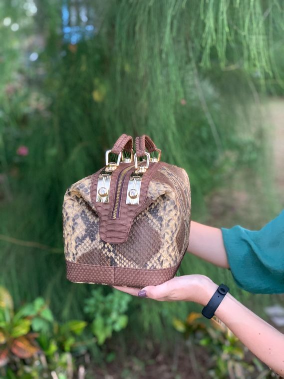 Сумка из кожи питона BG-338