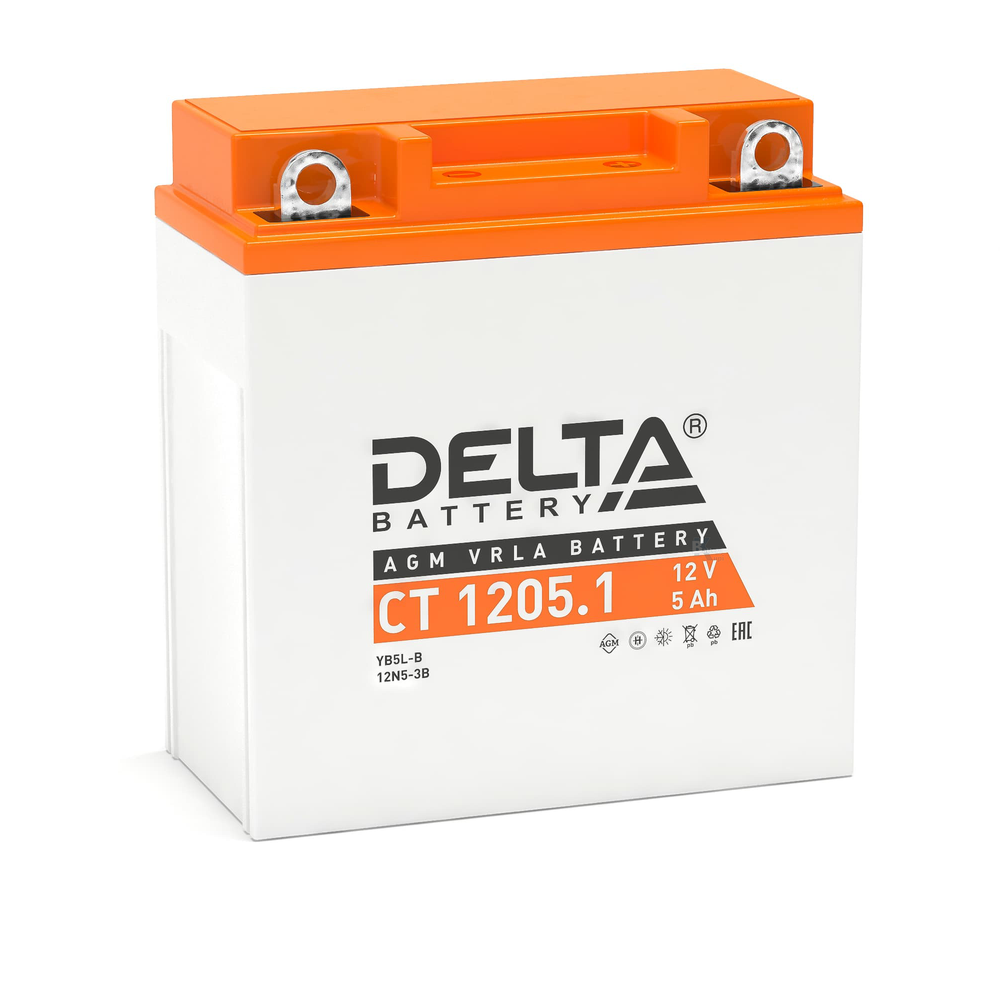 Аккумулятор Delta CT 1205.1 (12N5-3B, YB5L-B)