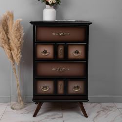 Комод Пандора - 1 с 4 ящиками Орех Шоколад