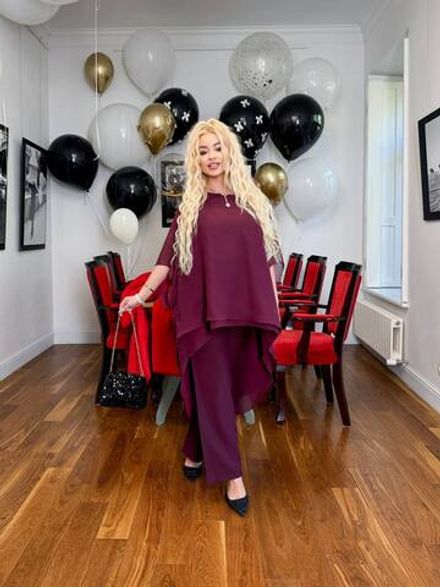 Костюм со шлейфом УК-052-1 Fabrika Фото 2