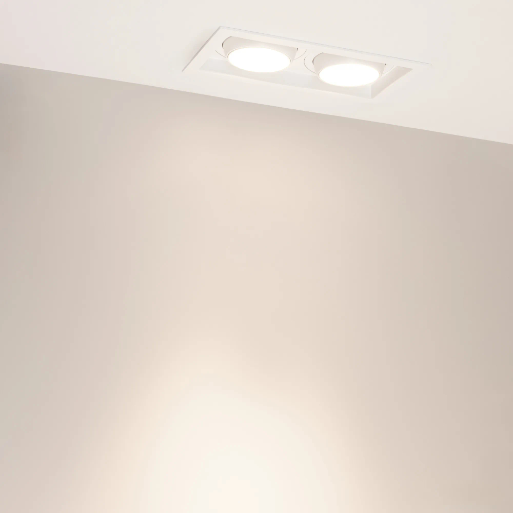 Светильник MS-VORTEX-BUILT-S250x140-2x30W Day4000 (WH-WH, 30 deg, 230V) (Arlight, IP20 Металл, 5 лет) 057764