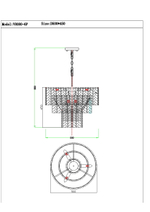 Люстра подвесная Moderli V8080-6P Alberto