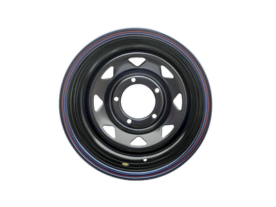 Диск УАЗ стальной черный 5x139,7 8xR15 d110 ET-40  треугольник мелкий (только на барабанные тормоза)