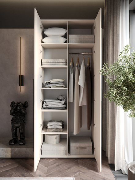 Шкаф распашной Soho, кашемир, 90 см