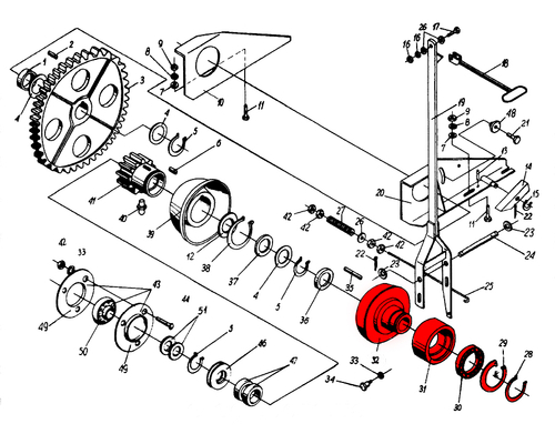 Конус сцепления в сборе Anna