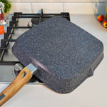 Сковорода гриль 28*28см Premium blue