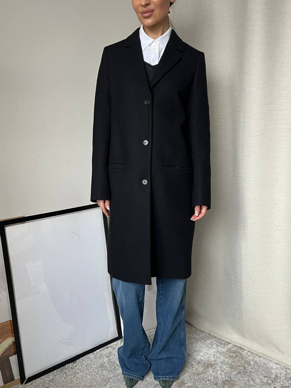 Шерстяное пальто Cos, xs/s