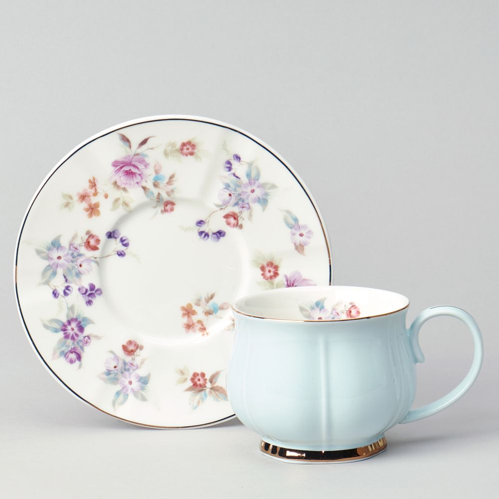 ЧАЙНЫЙ НАБОР LEFARD "ВРЕМЕНА ГОДА" НА 6 ПЕР. 12 ПР. 250 МЛ ГОЛУБОЙ