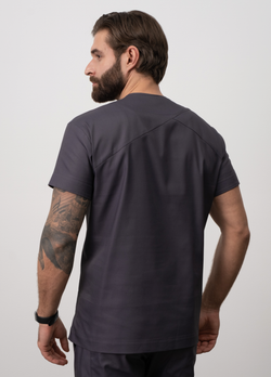 Медицинская туника с косым кроем