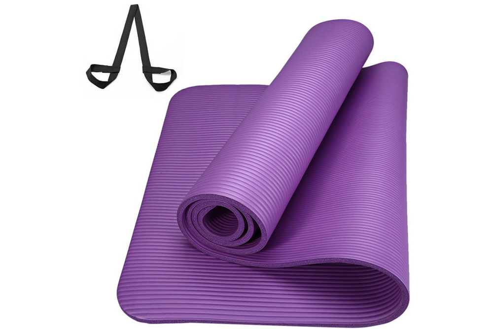 Коврик для йоги и фитнеса NBR 1 см
