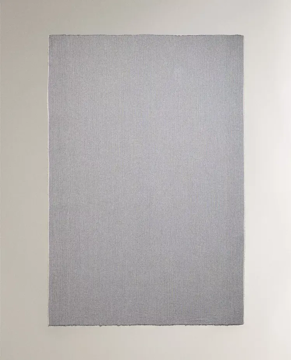 ZARA HOME ПЛЕД В ПОЛОСКУ, СИНИЙ