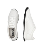 Кожаные кроссовки zayn_lowp BOSS BLACK - белый(50523276)