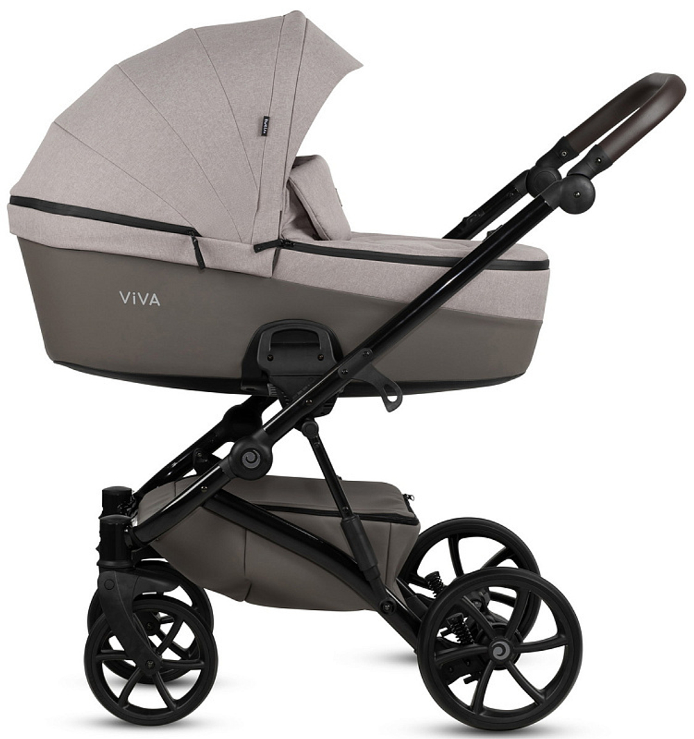 Детская коляска Tutis Viva 5 Plus Essential 2024 3 в 1 1452068 Warm Grey
