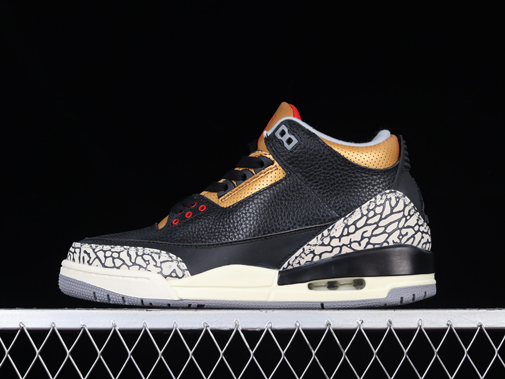 Купить кроссовки Air Jordan 3 ‘Black Gold’ в баскетбольном магазине futbasket.ru