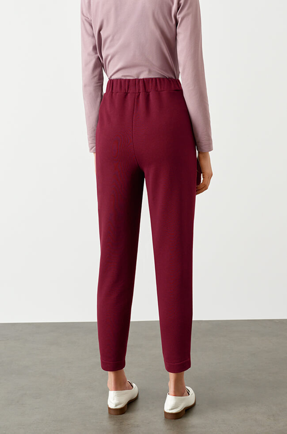 3926 Брюки женские (винный)