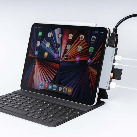 Хаб SwitchEasy SwitchDrive для планшетов и ультрабуков 6 в 1 серый космос (GS-109-229-253-101)