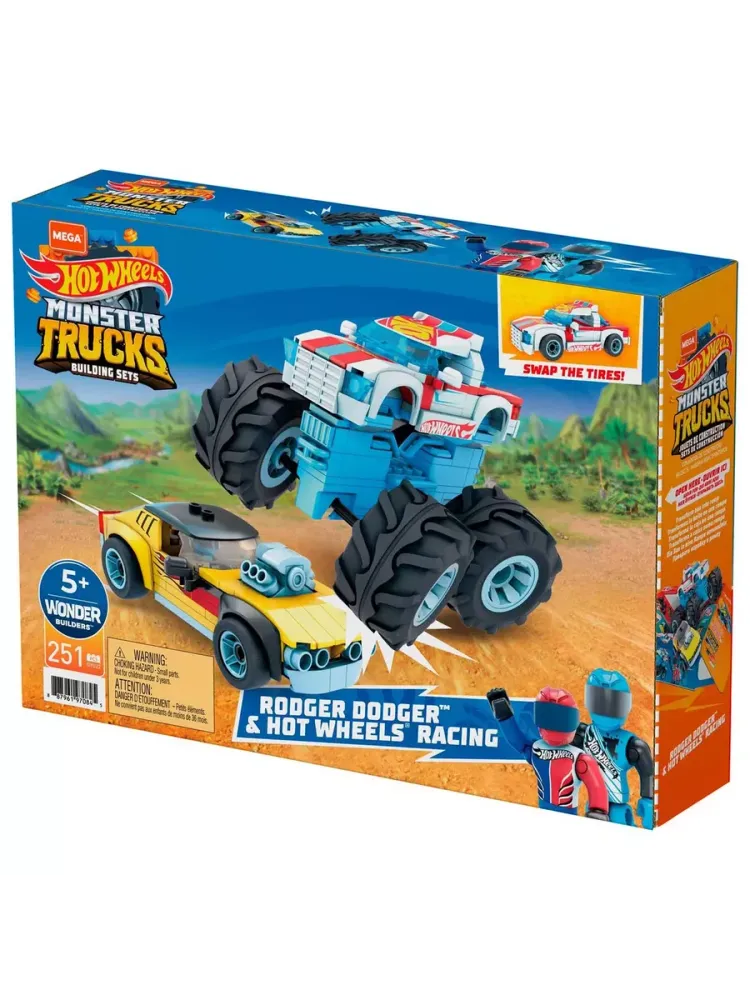 Конструктор Hot Wheels Роджер Доджер и Гонщик GYG22