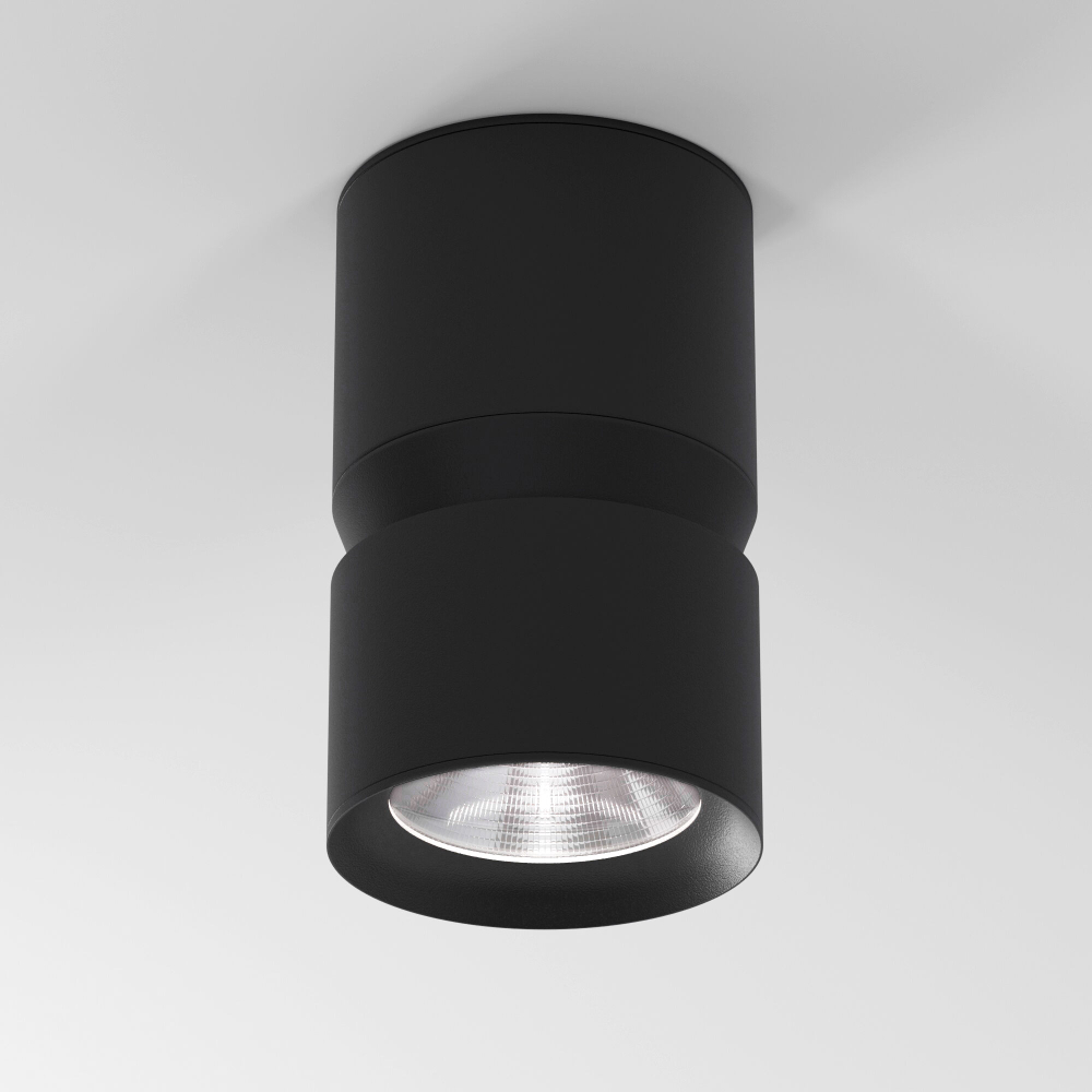 Светильник потолочный светодиодный 12W 4000К чёрный 25049/LED