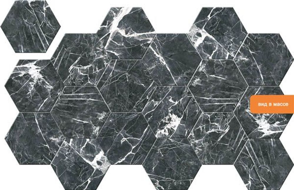 Керамогранит HEXAMIX DARK MARBLE