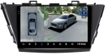 Магнитола для Toyota Prius Alpha 40 2011-2014 (правый руль) - Teyes CC3-2K-360 на Android 10, 2K QLED, 6Гб+128Гб, CarPlay, 4G SIM-слот, 4 камеры в комплекте