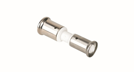 Муфта переходная, HENCO(ХЕНКО) ПВДФ пресс (белая), 32x20