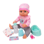 Пупс функциональный с аксесс., короб. YL2340F-D