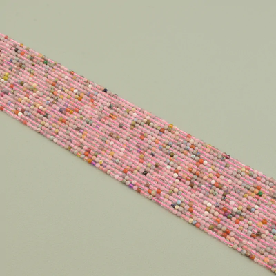 Нитка Самоцветы 39 см. 2 мм. (Без замка) - Разноцветная