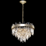 Citilux Лаура CL301262 Люстра хрустальная подвесная Шампань