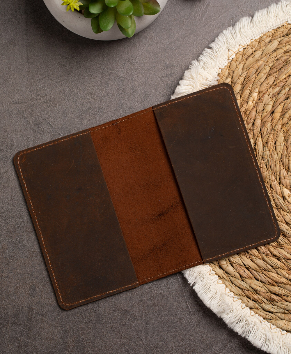 Обложка на паспорт Dark brown