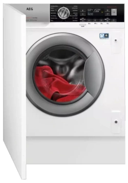 Встраиваемая стиральная машина с сушкой AEG L8WBE68SI, белый