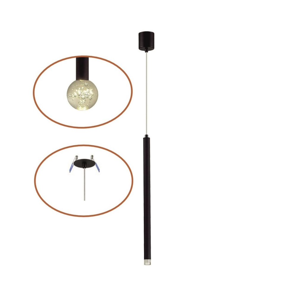 4373/3LA ODL Светильник LED 3Вт 3000K 220В IP20 HIGHTECH