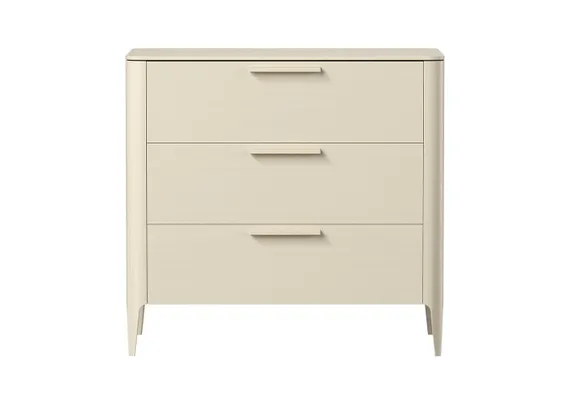 Комод Type oak 3 ящика ширина 90 см (дымка)