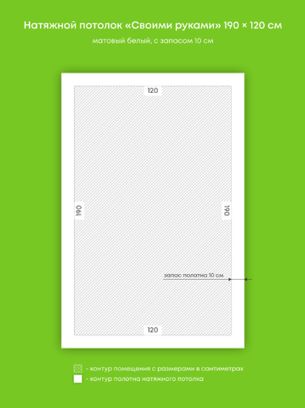 Натяжные потолки 2.3 м2, 5.8 м2, 17.8 м2