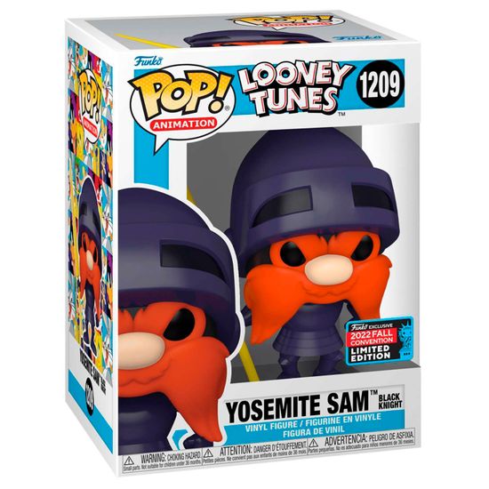 Фигурка Funko POP! Animation Looney Tunes Yosemite Sam Black Knight NYCC22 (Exc) (1209) 67044 / Фигурка Фанко ПОП! по мотивам мультсериала "Looney Tunes", Йоземит Сэм