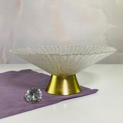 Lenardi 200-115 Фруктонвица 34см на ножке в под.уп.(х6)Стекло