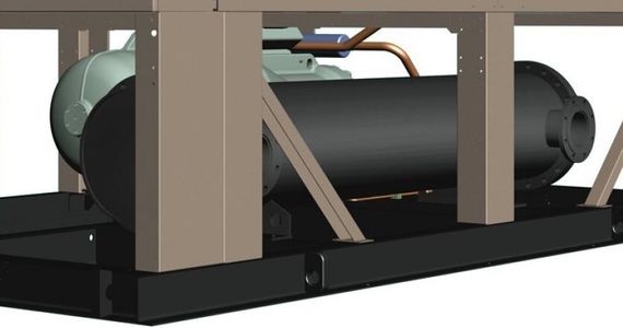 Чиллер с воздушным охлаждением Dantex DN-380BGMTC/SM — (1)