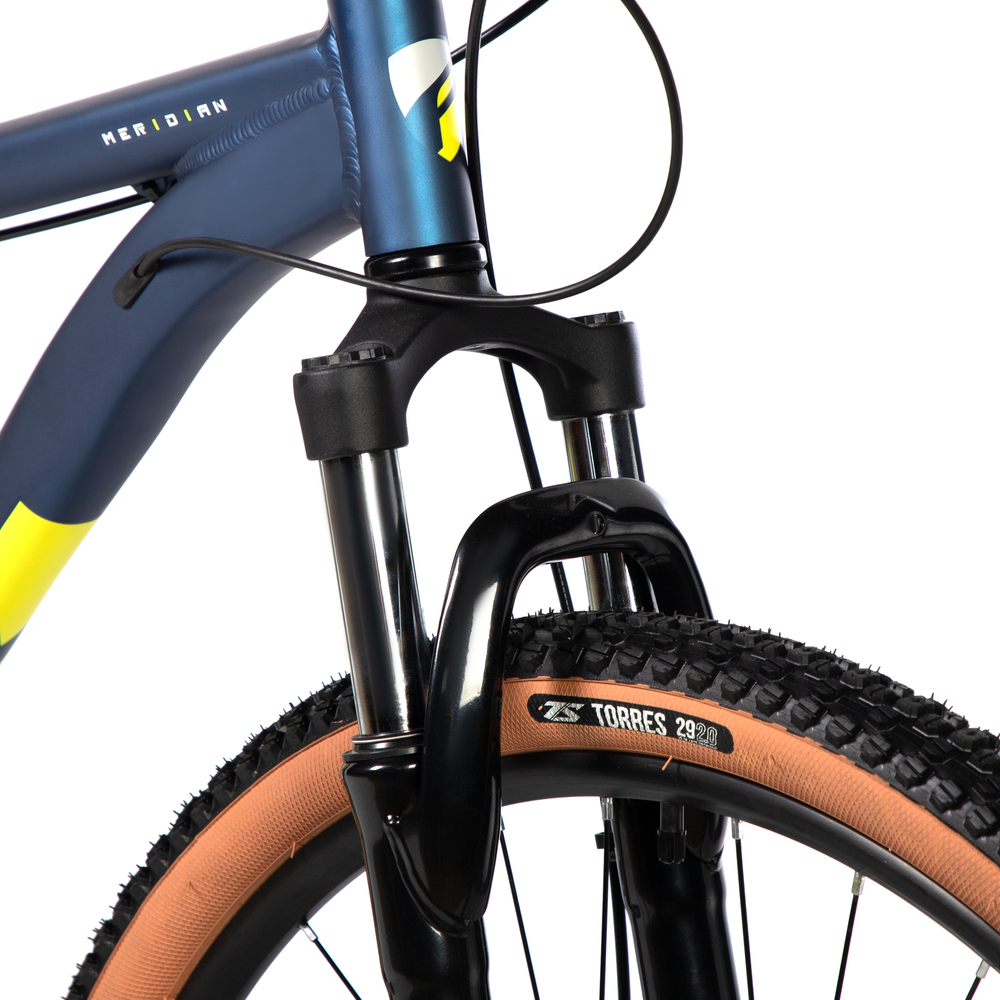 Велосипед 26" FOXX  MERIDIAN р.14" алюминий, синий