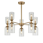 6586/10 MODERNI LN26 132 золото/прозрачный, металл/стекло Люстра подвесная E14 10*40W 220V KASSIA