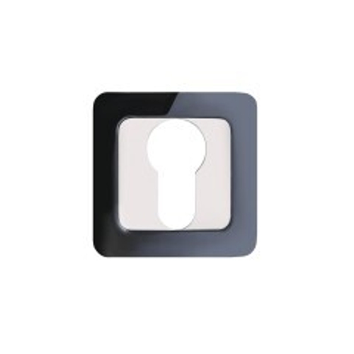 Накладка для цилиндр./механизма АЛЛЮР АРТ ЕТ-S1 BN/СР (42102) черн.никель/хром  / 11451