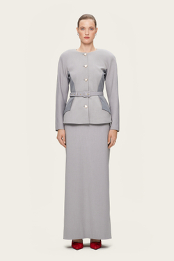 Серая юбка-макси "Симона 2"