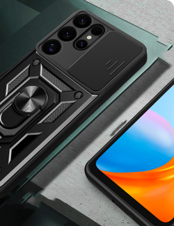 Чехол с кольцом Bumper Case для Samsung Galaxy S25 Ultra