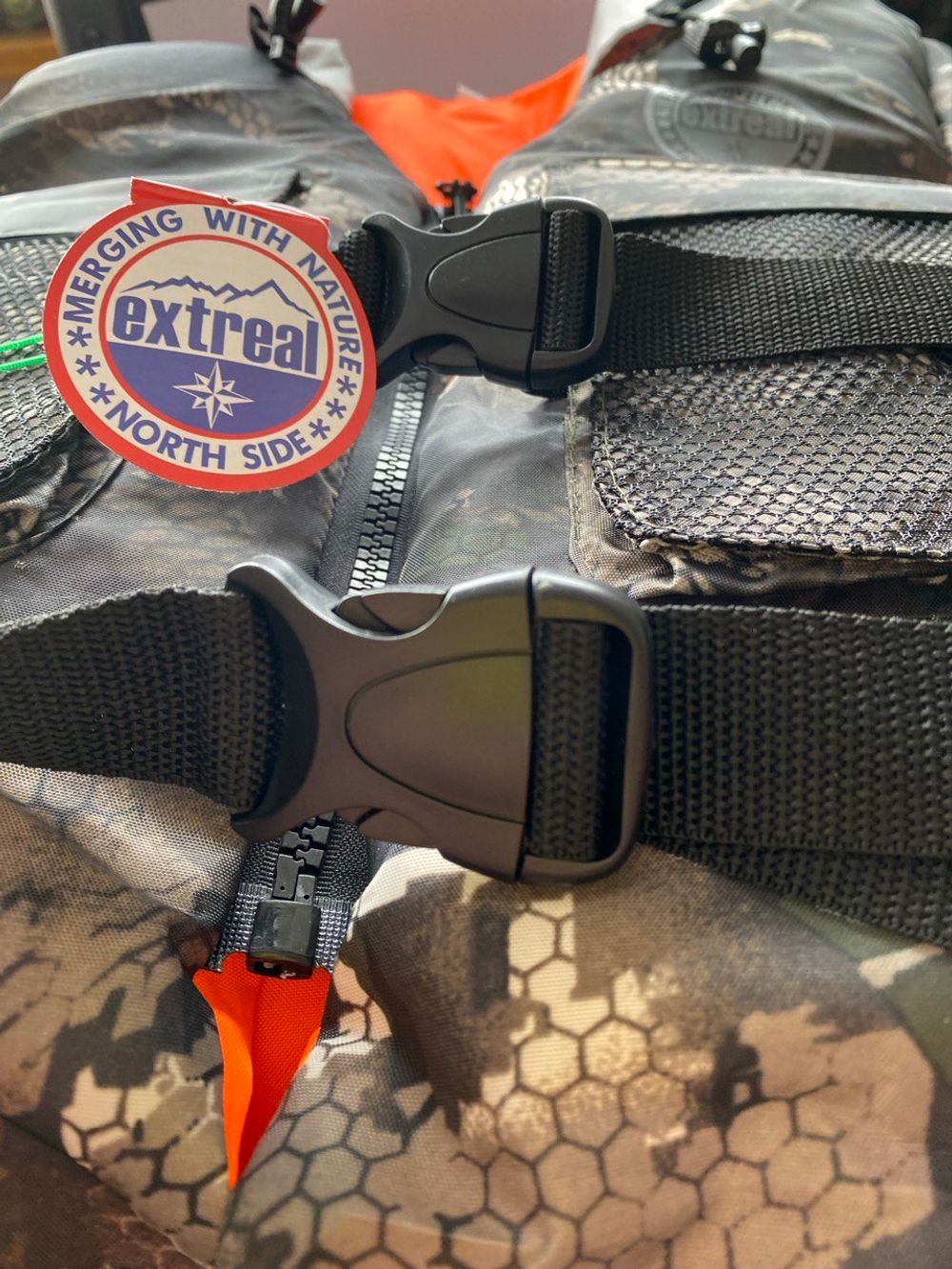 Жилет спасательный "Рыболов" 90-140кг, Камуфляж, Extreal