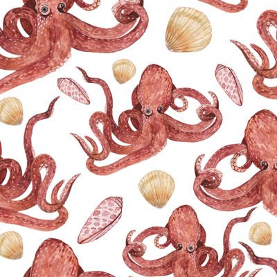 Осьминоги и ракушки