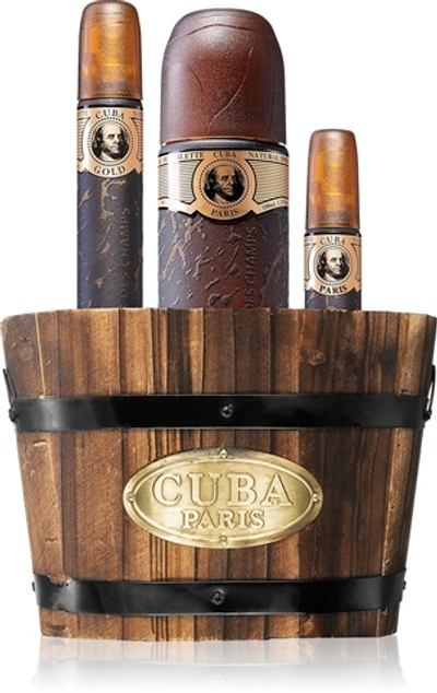 Cuba Paris Gold подарочный набор для мужчин