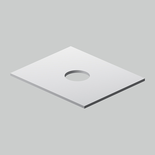 Столешница под раковину AM.PM Func 60 M8FST0600WM Белая матовая