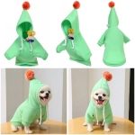 Кофта - толстовка с капюшоном для собак мелких пород «МОДНЫЙ БРО», бон бон, цвет мятный, размер S (17*21*26см) Ultramarine