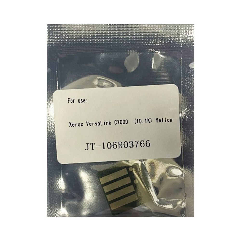 Чип JT для картриджа Xerox 106R03766, VersaLink C7000DN/C7000N (10,1K) yellow