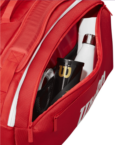 Сумка теннисная Wilson Super Tour Red 15PK (2025), арт. WR8036601001