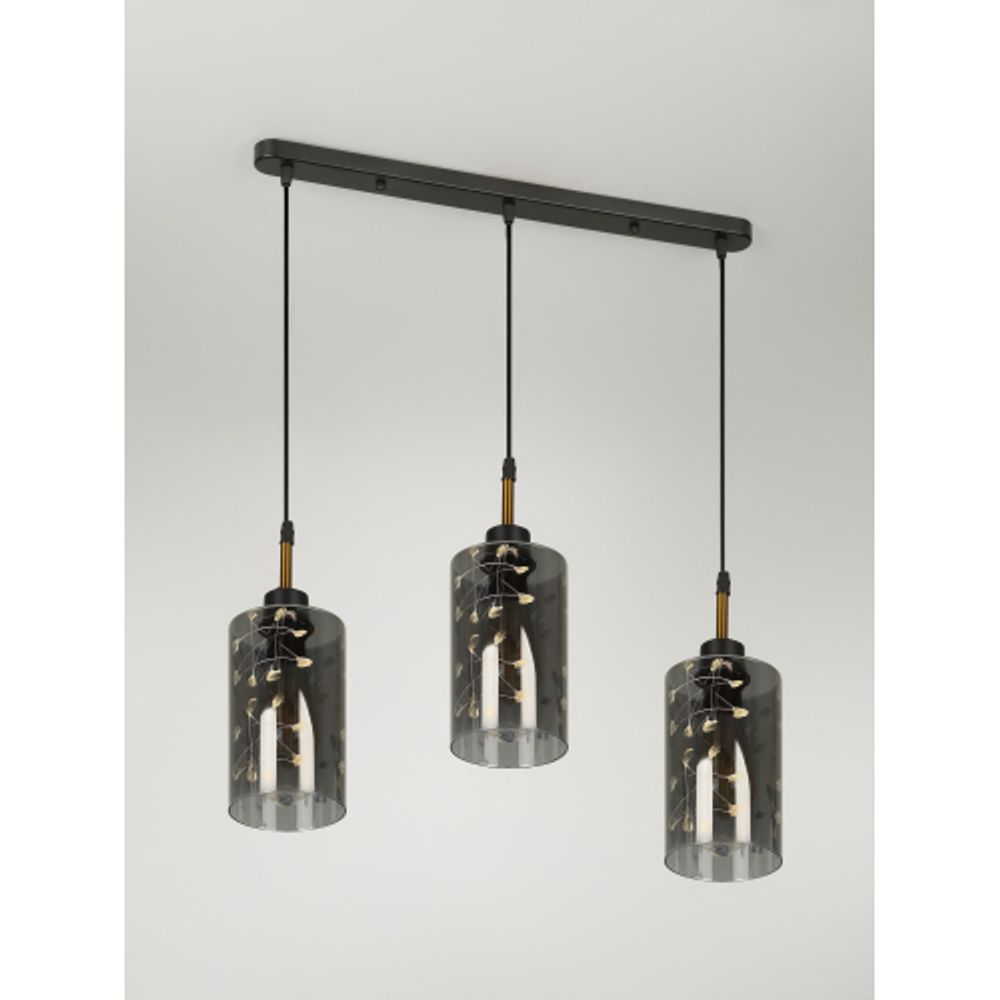 Светильник подвесной (подвес) Rivoli Eileen 9154-203 3хЕ27 60 Вт модерн | Rivoli